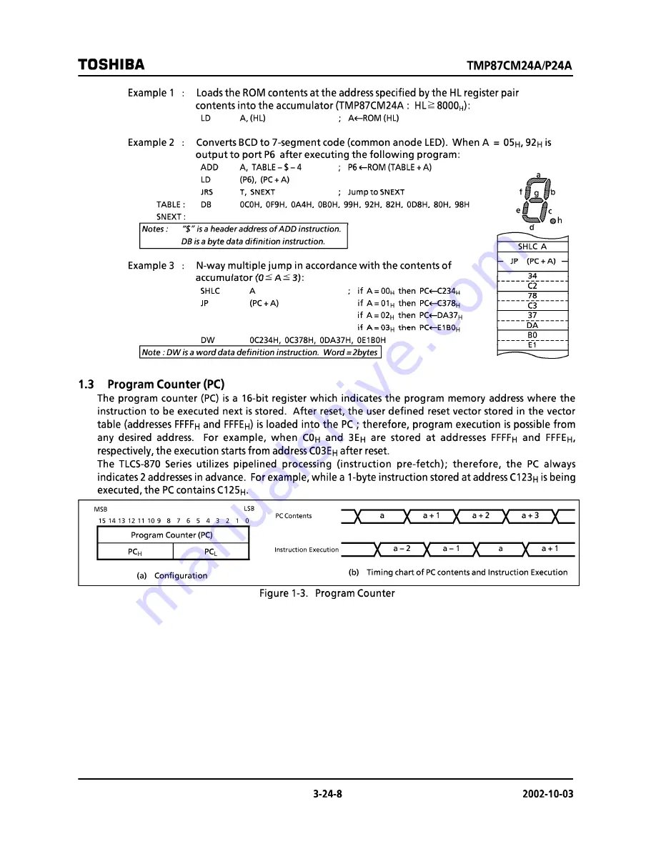 Toshiba TMP87CM24AF Hardware User Manual Download Page 8