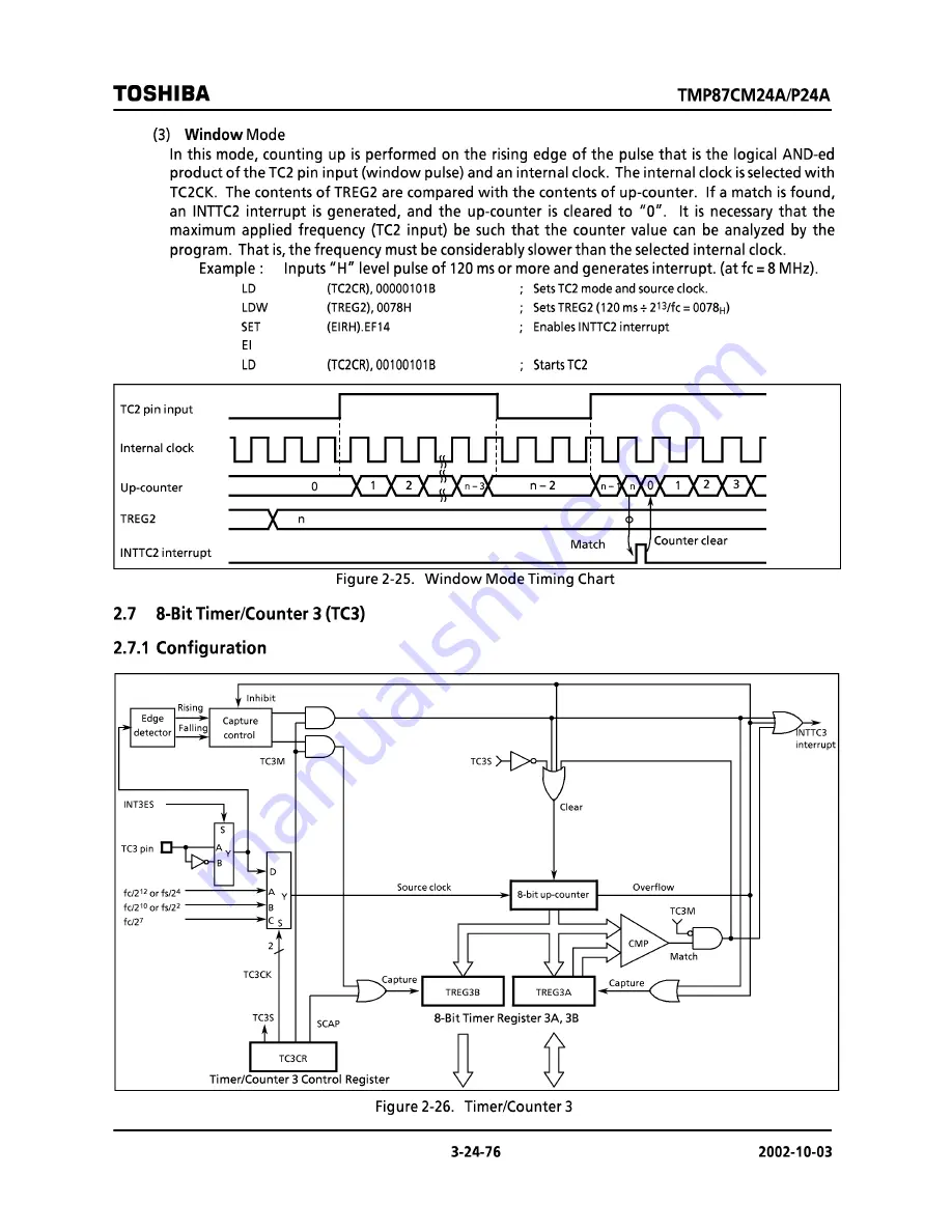 Toshiba TMP87CM24AF Hardware User Manual Download Page 76