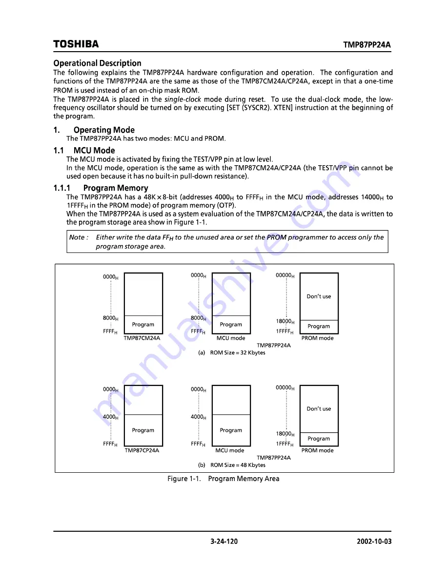 Toshiba TMP87CM24AF Hardware User Manual Download Page 120