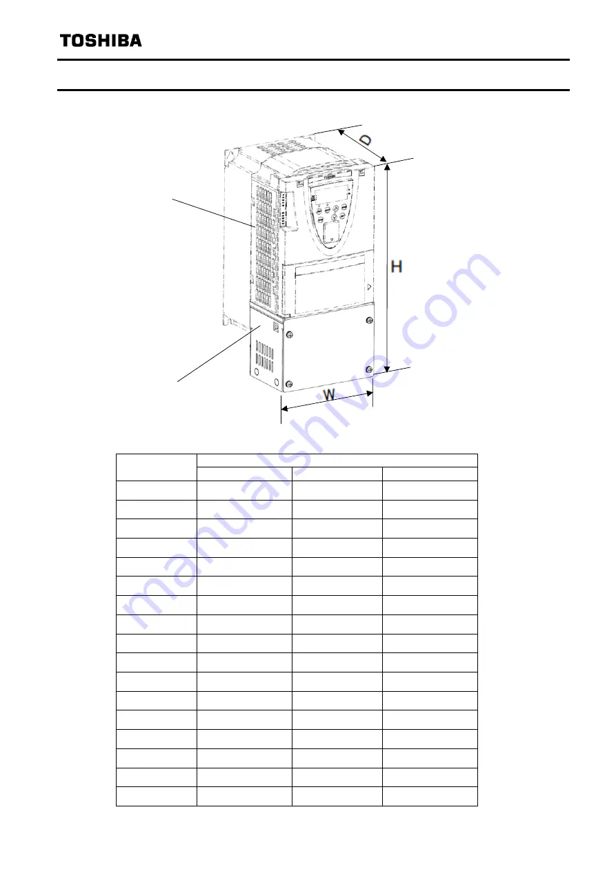 Toshiba TOSVERT VF-AS1 Series Installation Manual Download Page 5