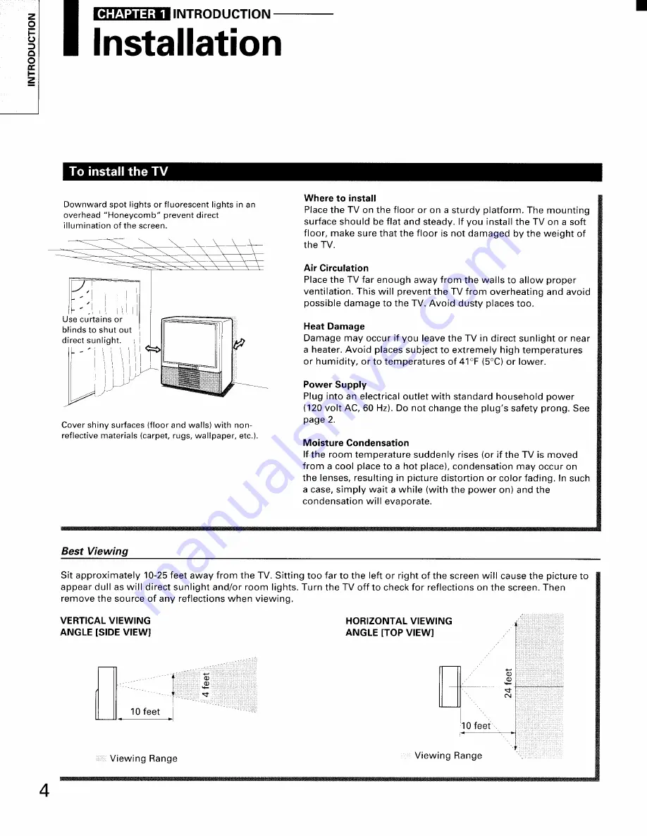 Toshiba TP48E50 Скачать руководство пользователя страница 4