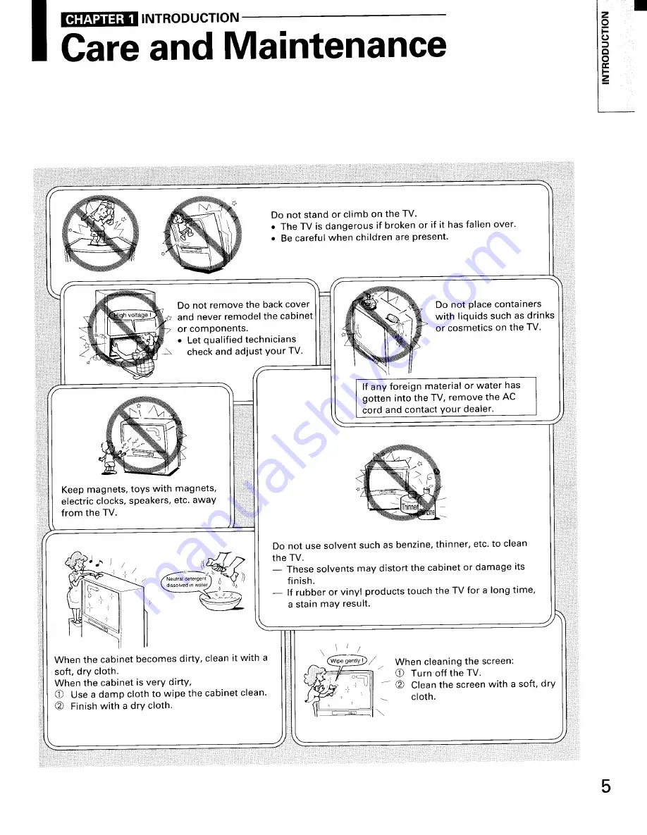 Toshiba TP48E50 Скачать руководство пользователя страница 5