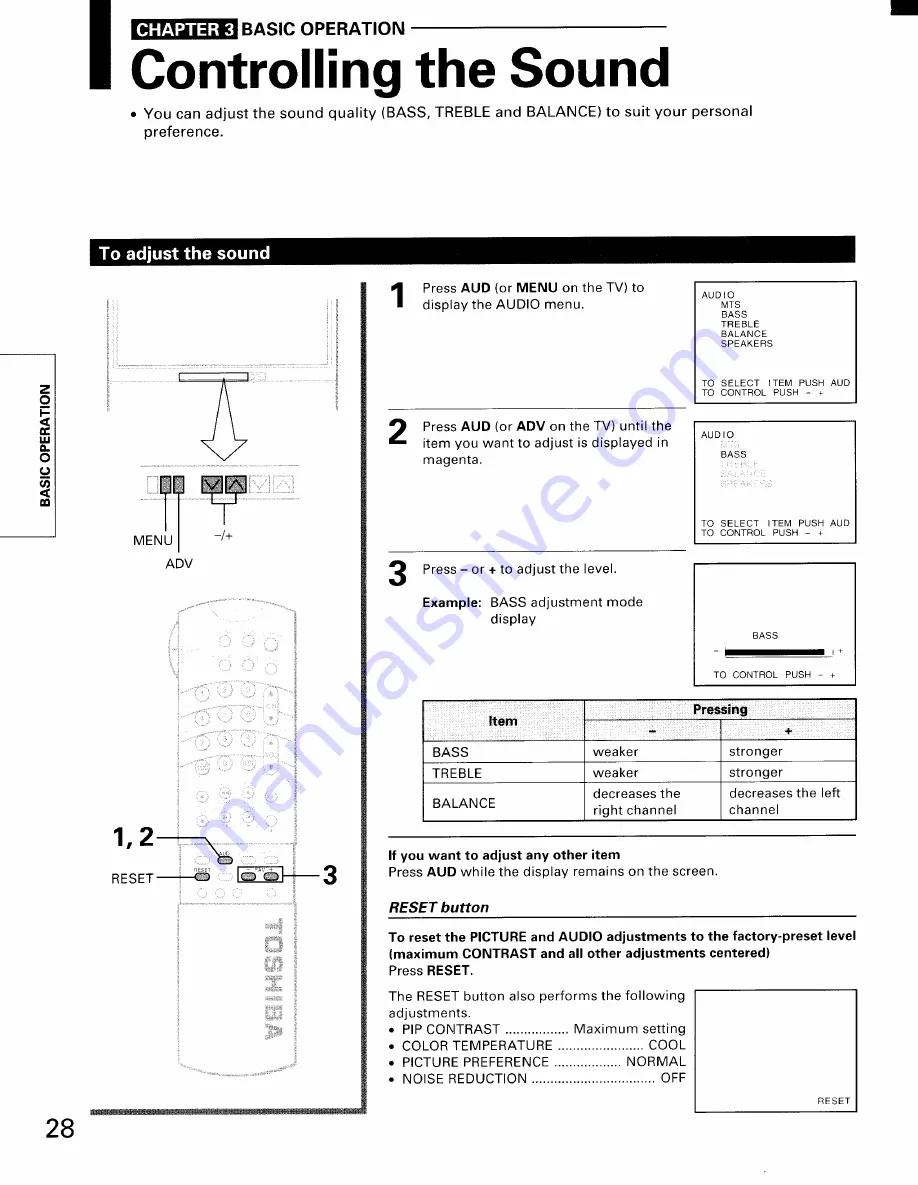 Toshiba TP48E50 Owner'S Manual Download Page 28