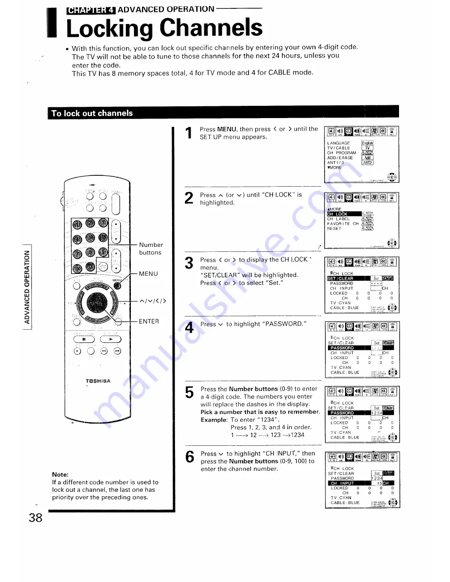 Toshiba TP50F60 Скачать руководство пользователя страница 38