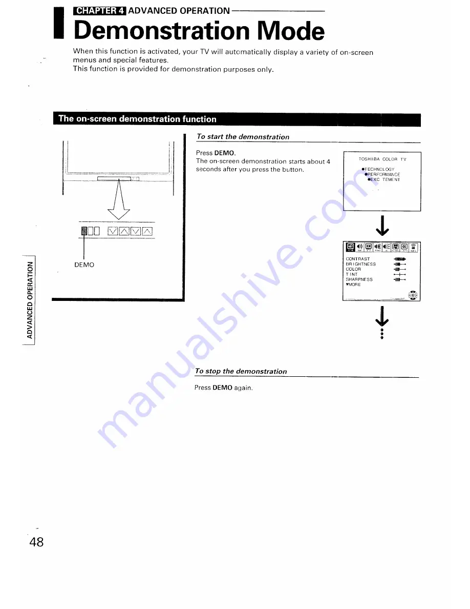 Toshiba TP50F60 Owner'S Manual Download Page 48