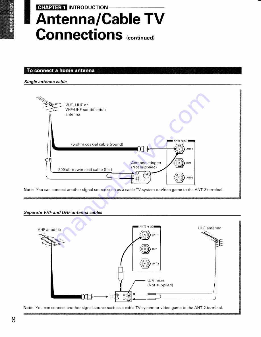 Toshiba TP50H64 Owner'S Manual Download Page 8