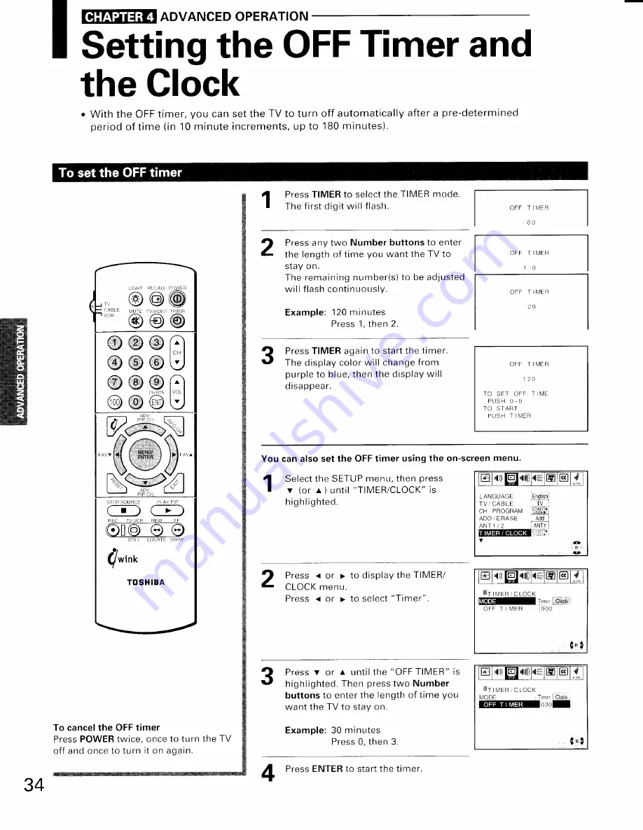 Toshiba TP50H64 Скачать руководство пользователя страница 34