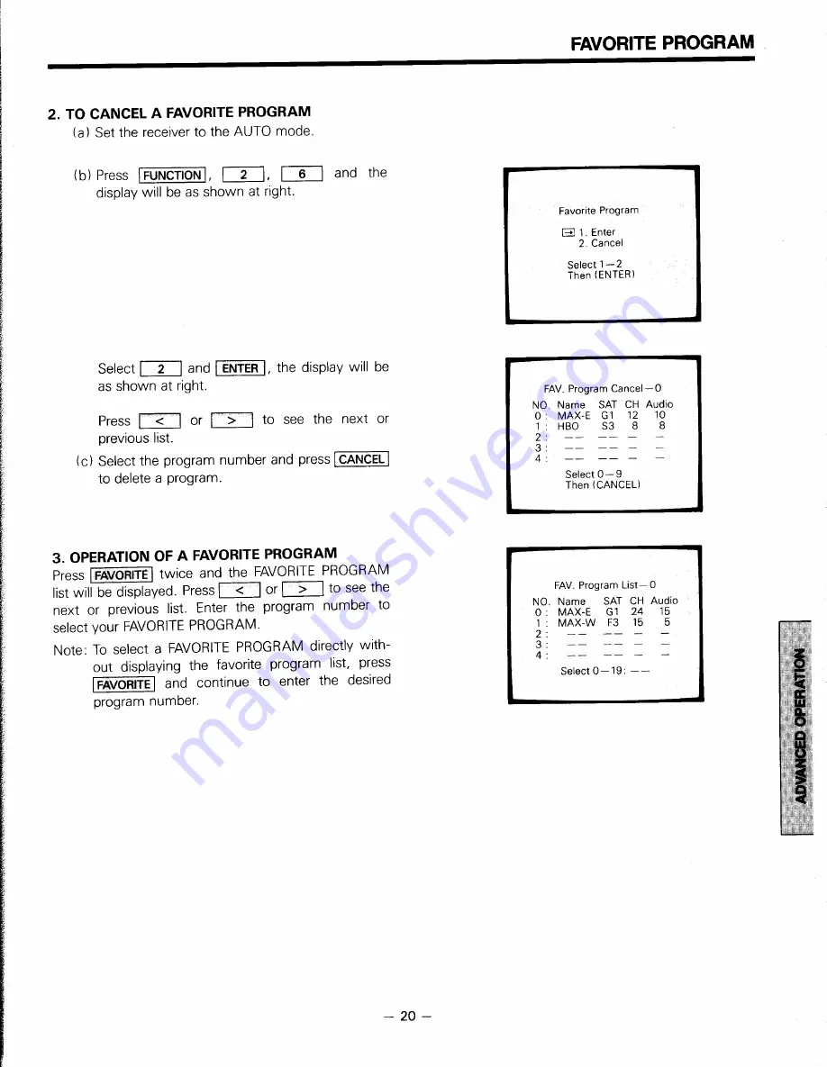 Toshiba TRX-1420 Owner'S Manual Download Page 21