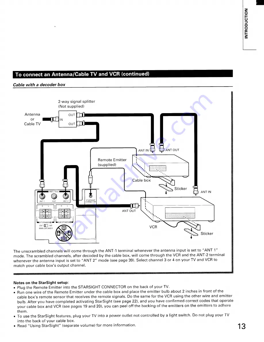 Toshiba TW56F80 Owner'S Manual Download Page 13