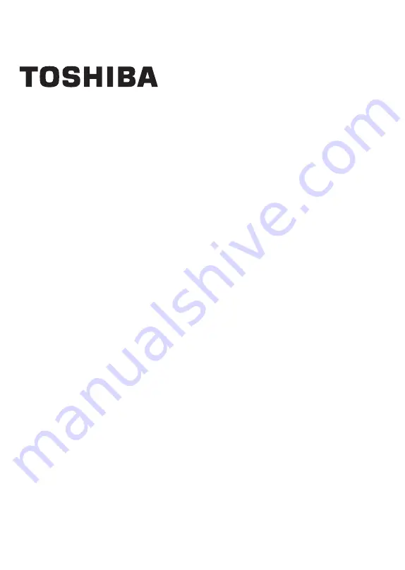 Toshiba UA20 Series Operating Instructions Manual Download Page 35