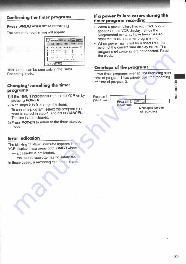 Toshiba W-403C Скачать руководство пользователя страница 27