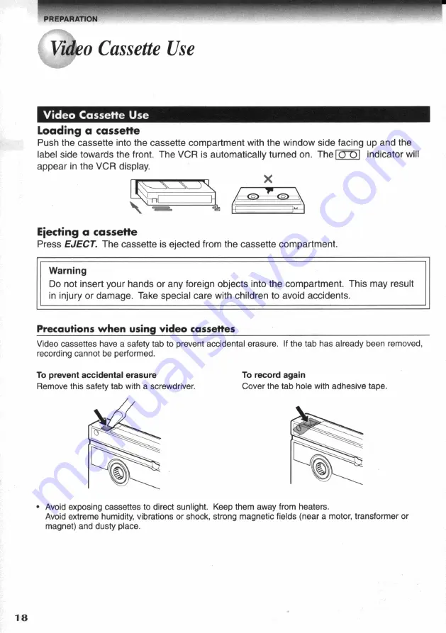 Toshiba W-603 Скачать руководство пользователя страница 18