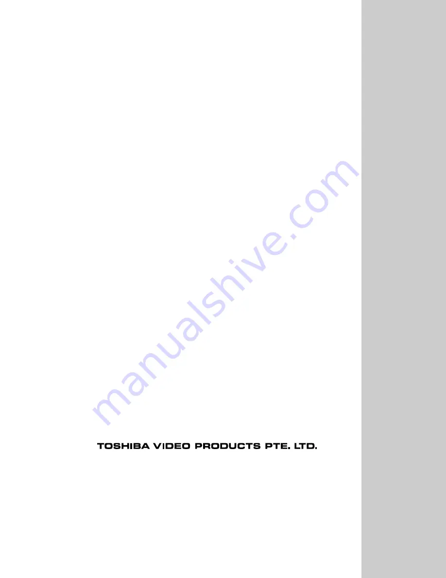 Toshiba W-701 Service Manual Download Page 139