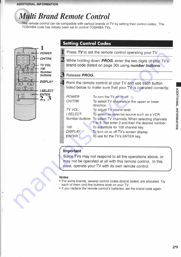 Toshiba W602C Скачать руководство пользователя страница 29