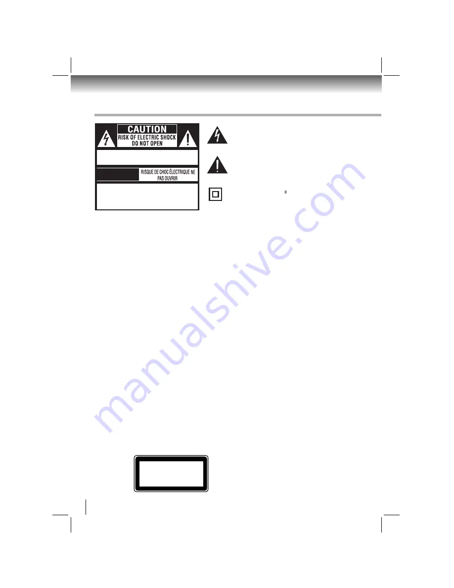 Toshiba XDE600 Owner'S Manual Download Page 2