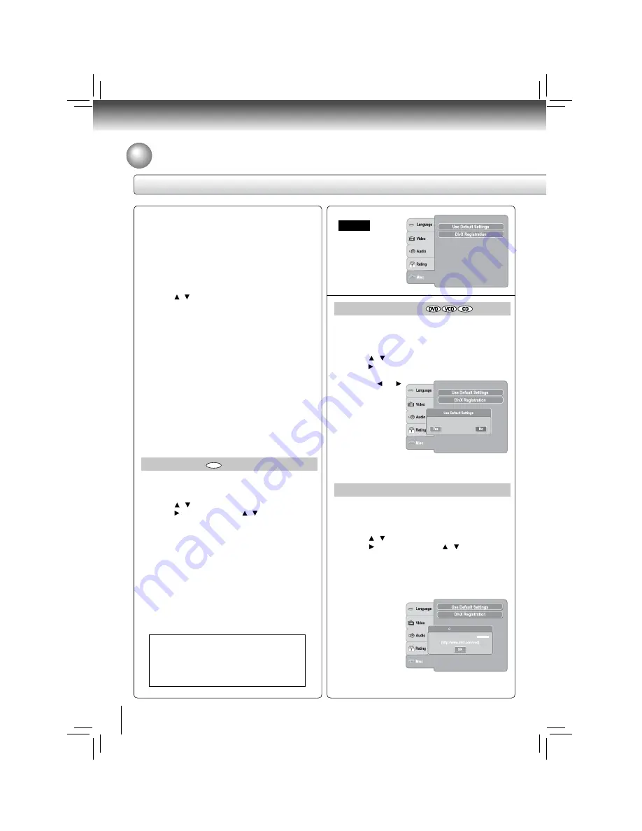 Toshiba XDE600 Owner'S Manual Download Page 34