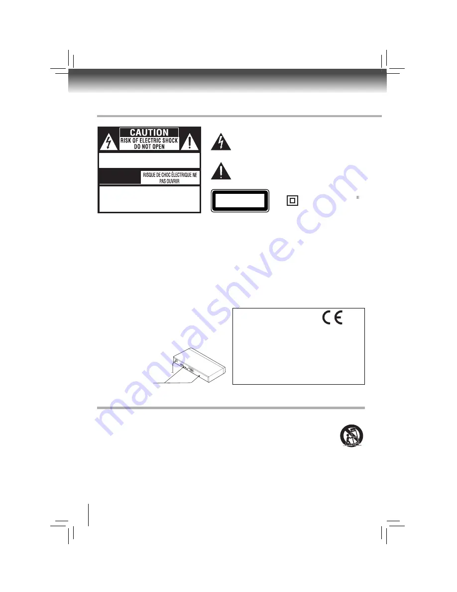 Toshiba XDE600KE Owner'S Manual Download Page 2