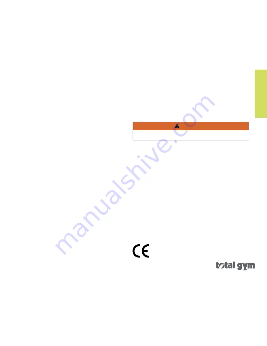 Total Gym INCLINE ROWER CE Owner'S Manual Download Page 3