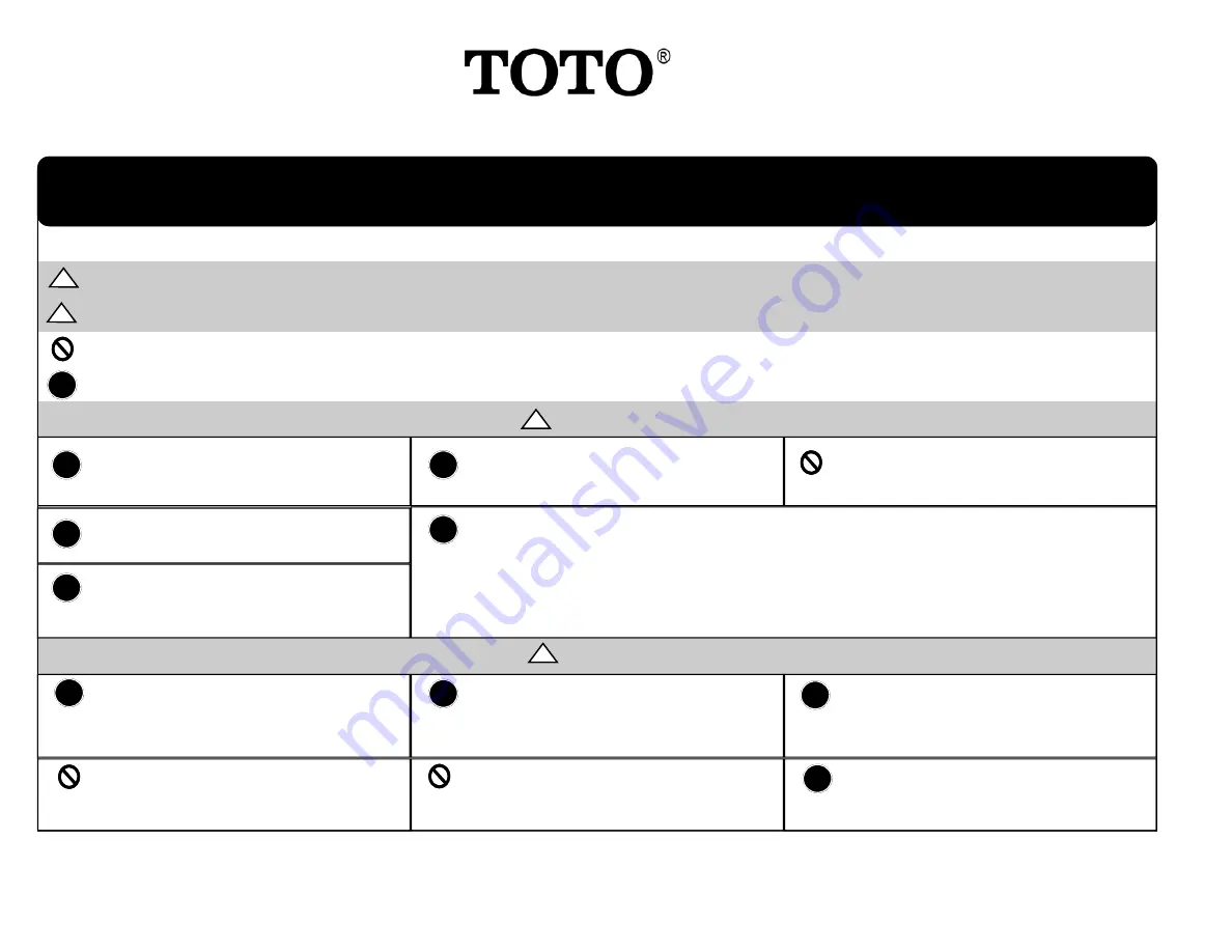 Toto ABF Series Installation Instructions Manual Download Page 1