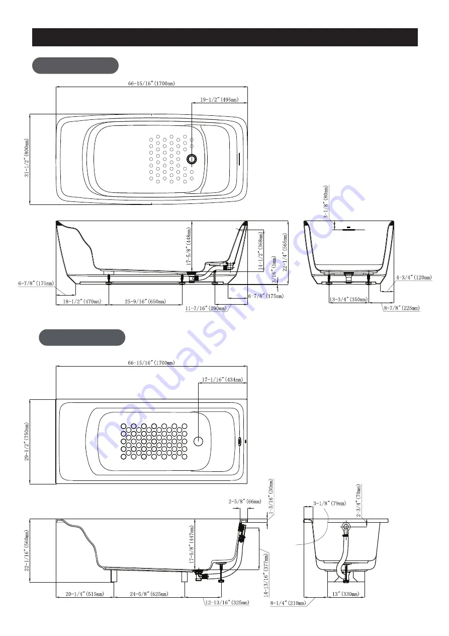 Toto PJY1724PW Скачать руководство пользователя страница 7