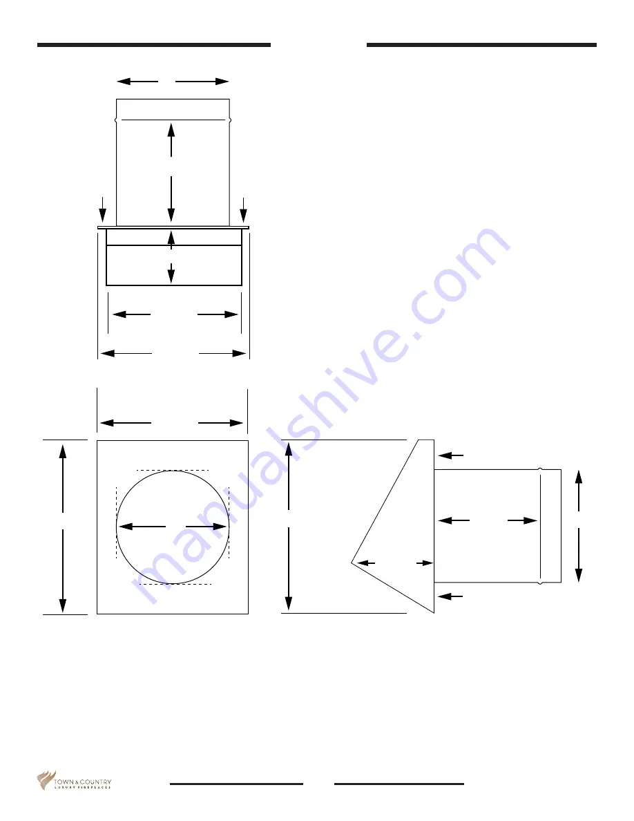 Town & Country Fireplaces Architectural Series Installation Manual Download Page 22