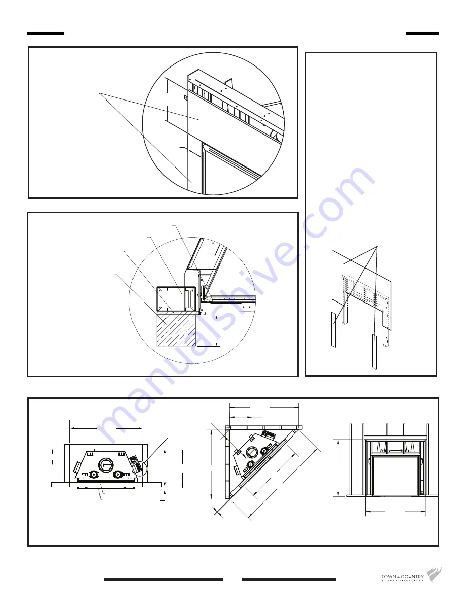 Town & Country Fireplaces D2 Series Installation Manual Download Page 9