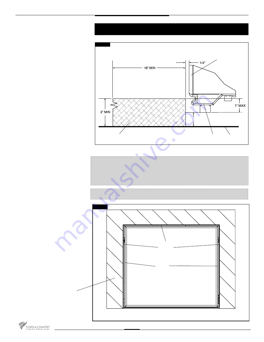 Town & Country Fireplaces TC54.CE2 Series C Installation And Operating Instructions Manual Download Page 12