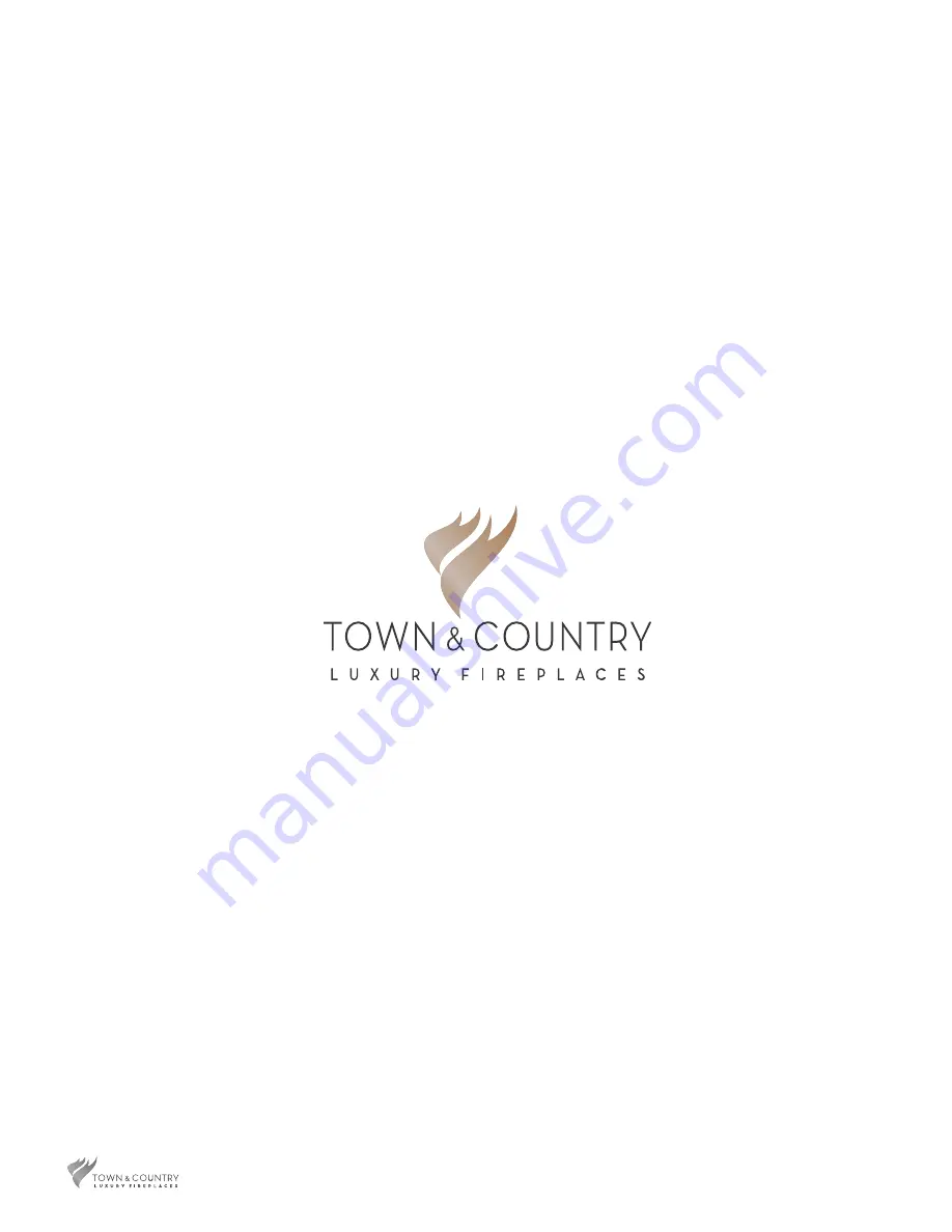 Town & Country Fireplaces TC54.CE2 Series C Installation And Operating Instructions Manual Download Page 36