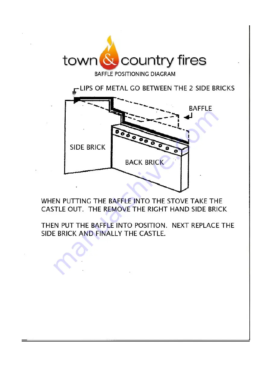 Town & Country Fires Little Thurlow Installation And User Instructions Manual Download Page 9