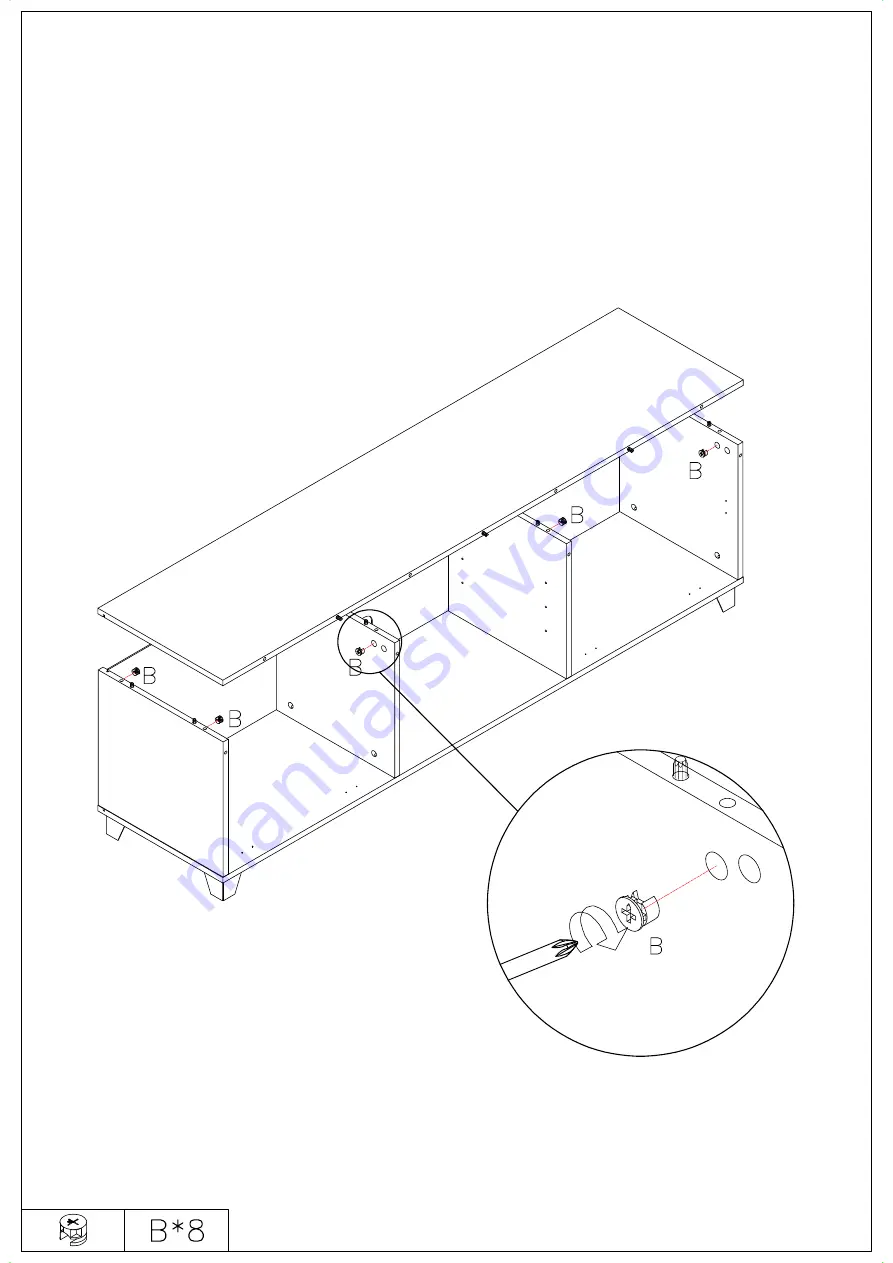 townX TVT-BB-631618 Assembly Instructions Manual Download Page 9