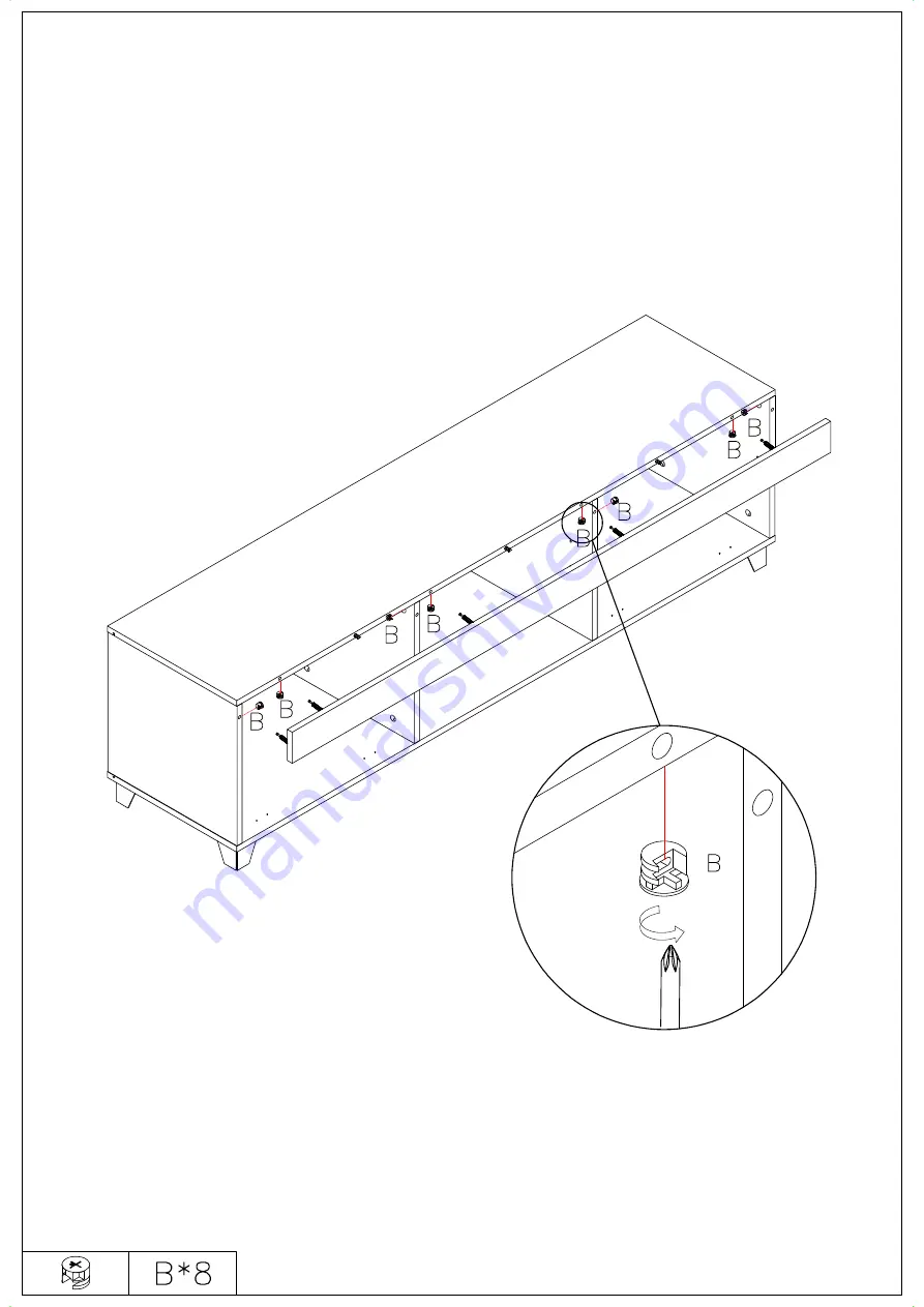 townX TVT-BB-631618 Assembly Instructions Manual Download Page 10