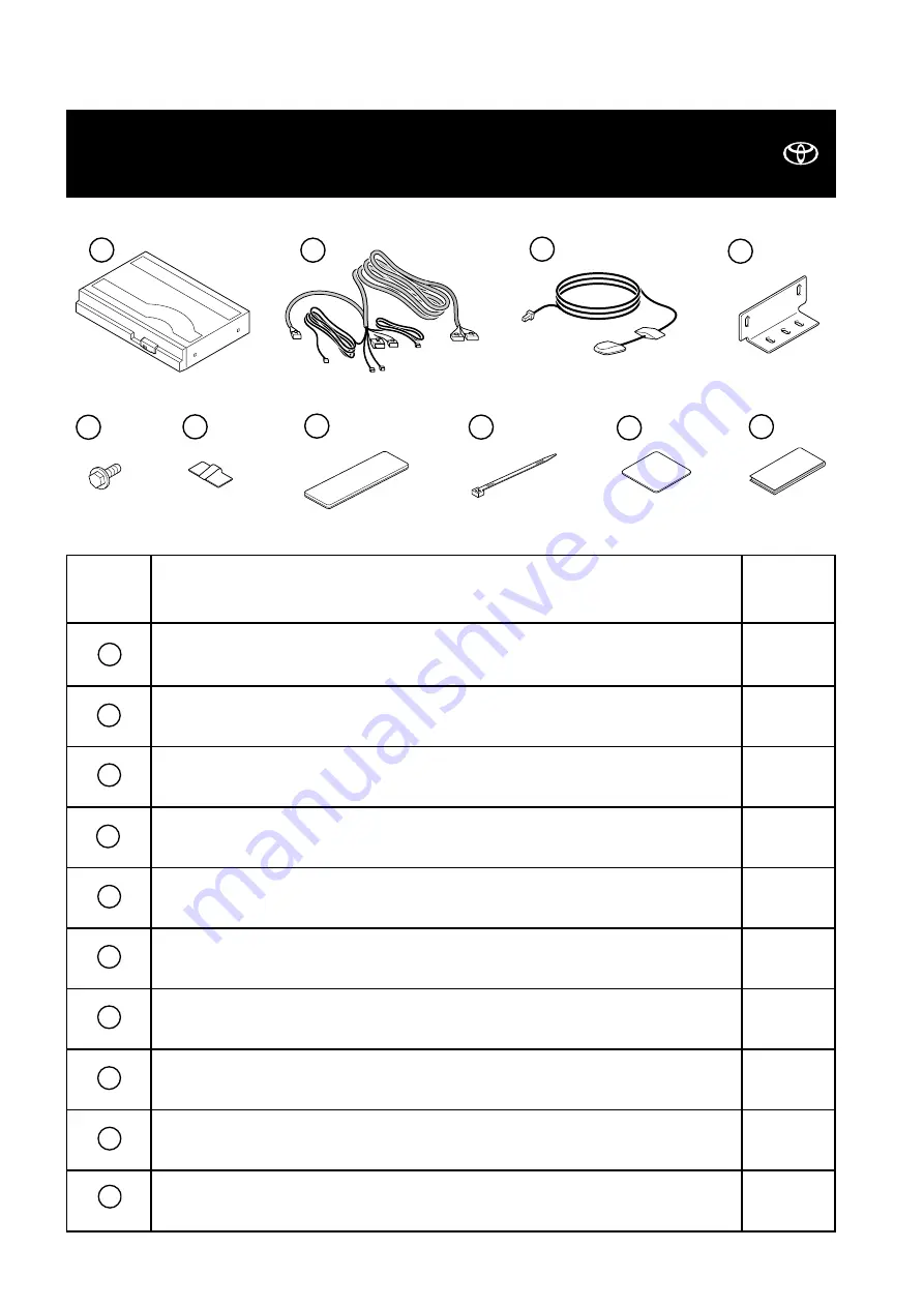 Toyota 08545-00805 Installation Instructions Manual Download Page 6