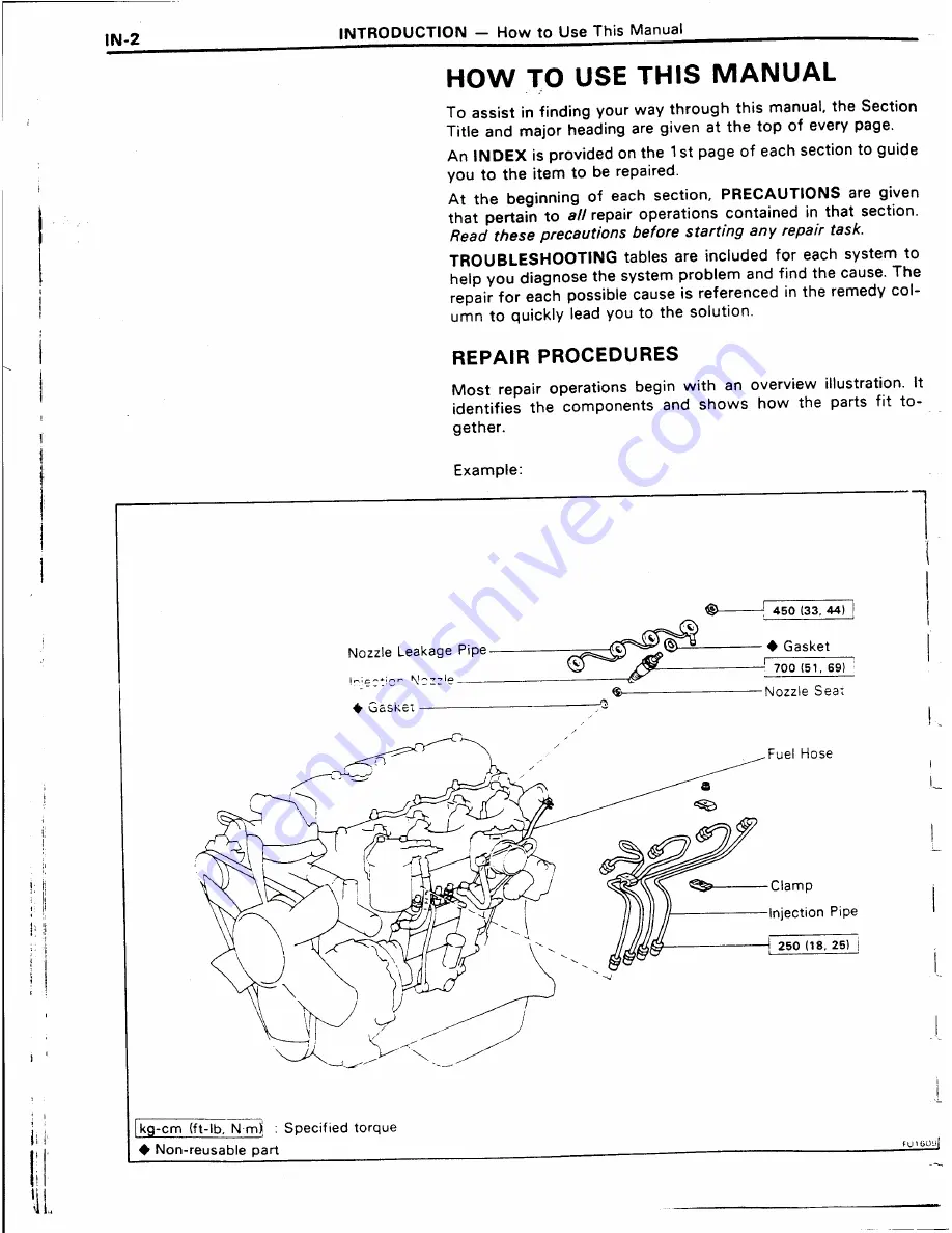 Toyota 11B Repair Manual Download Page 4