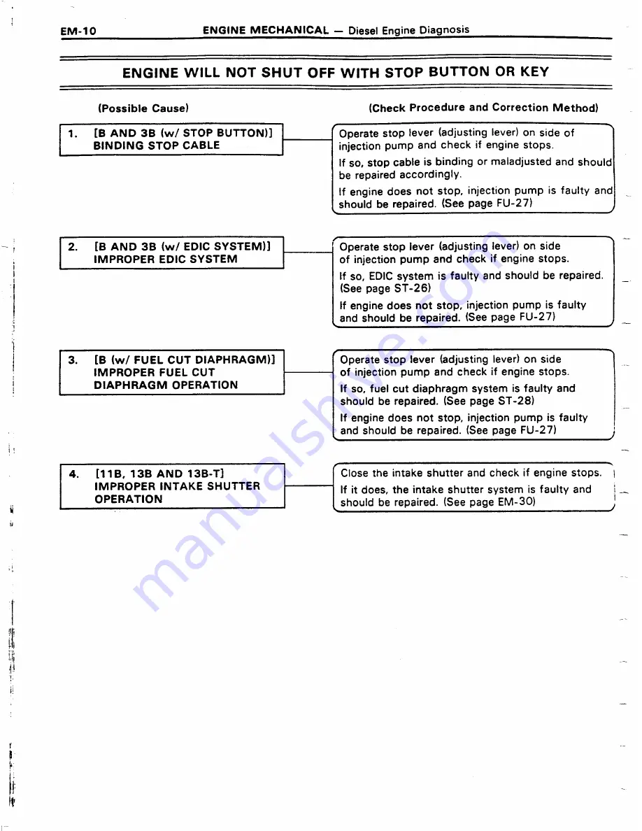 Toyota 11B Repair Manual Download Page 19