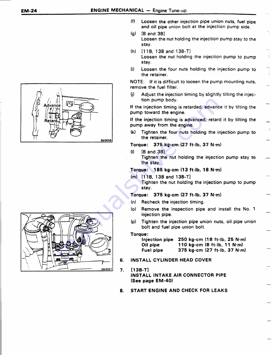 Toyota 11B Repair Manual Download Page 33