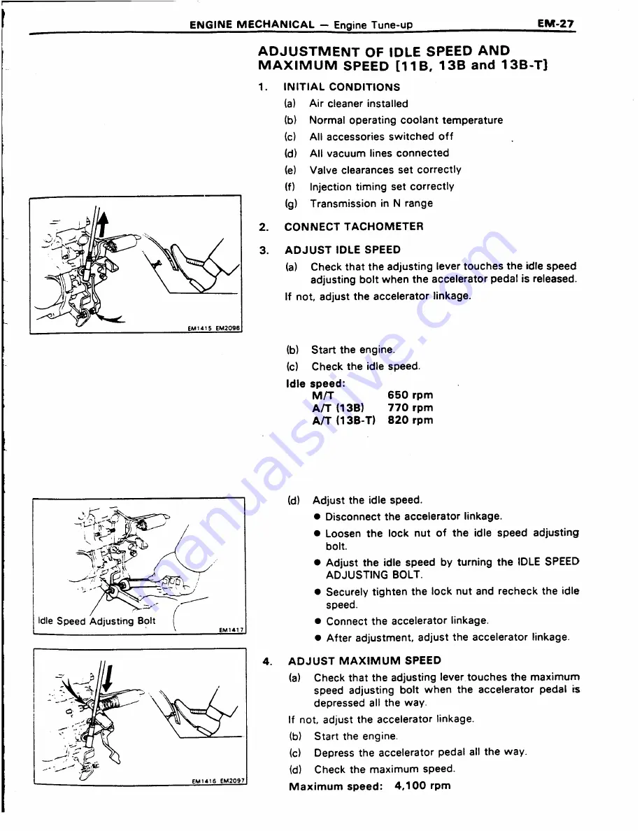 Toyota 11B Repair Manual Download Page 36