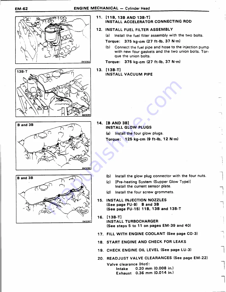 Toyota 11B Repair Manual Download Page 71