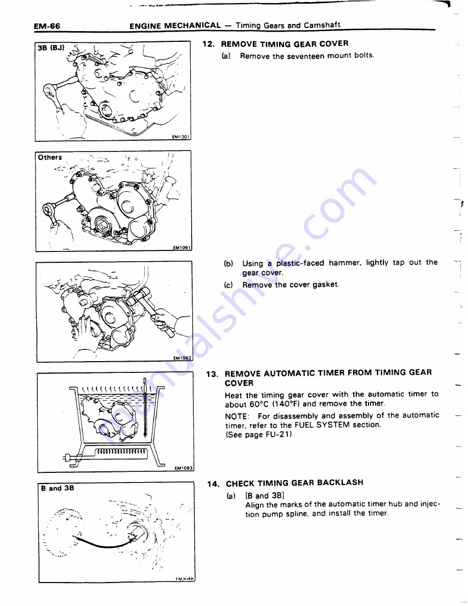 Toyota 11B Repair Manual Download Page 75