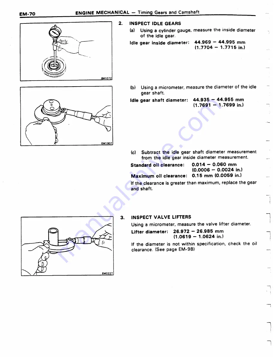 Toyota 11B Repair Manual Download Page 79