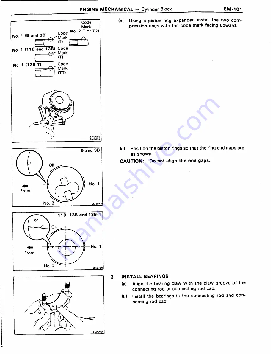 Toyota 11B Repair Manual Download Page 110