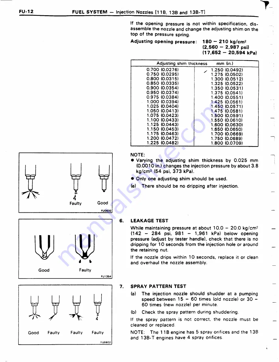 Toyota 11B Repair Manual Download Page 125