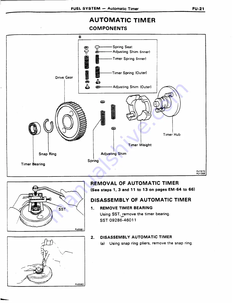 Toyota 11B Repair Manual Download Page 134