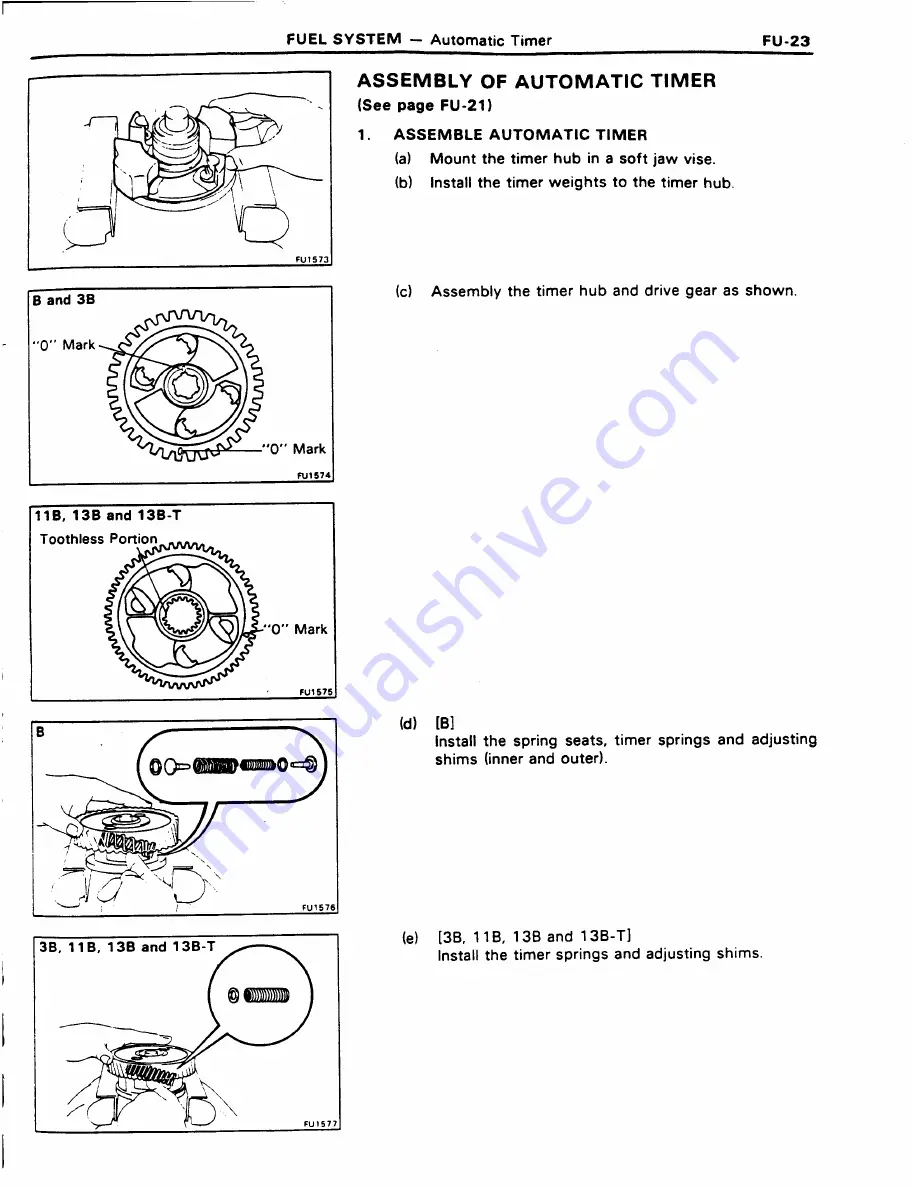 Toyota 11B Repair Manual Download Page 136