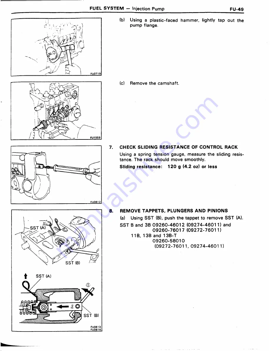 Toyota 11B Repair Manual Download Page 162