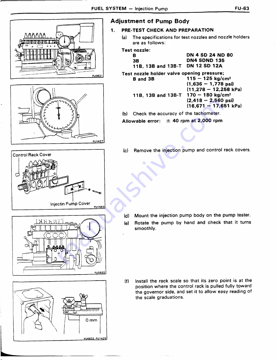 Toyota 11B Repair Manual Download Page 176