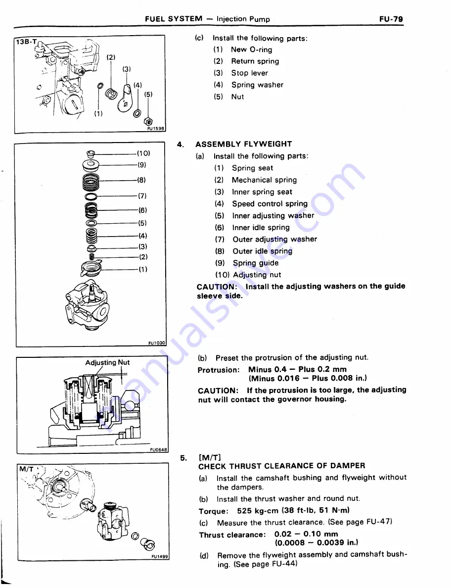 Toyota 11B Repair Manual Download Page 192