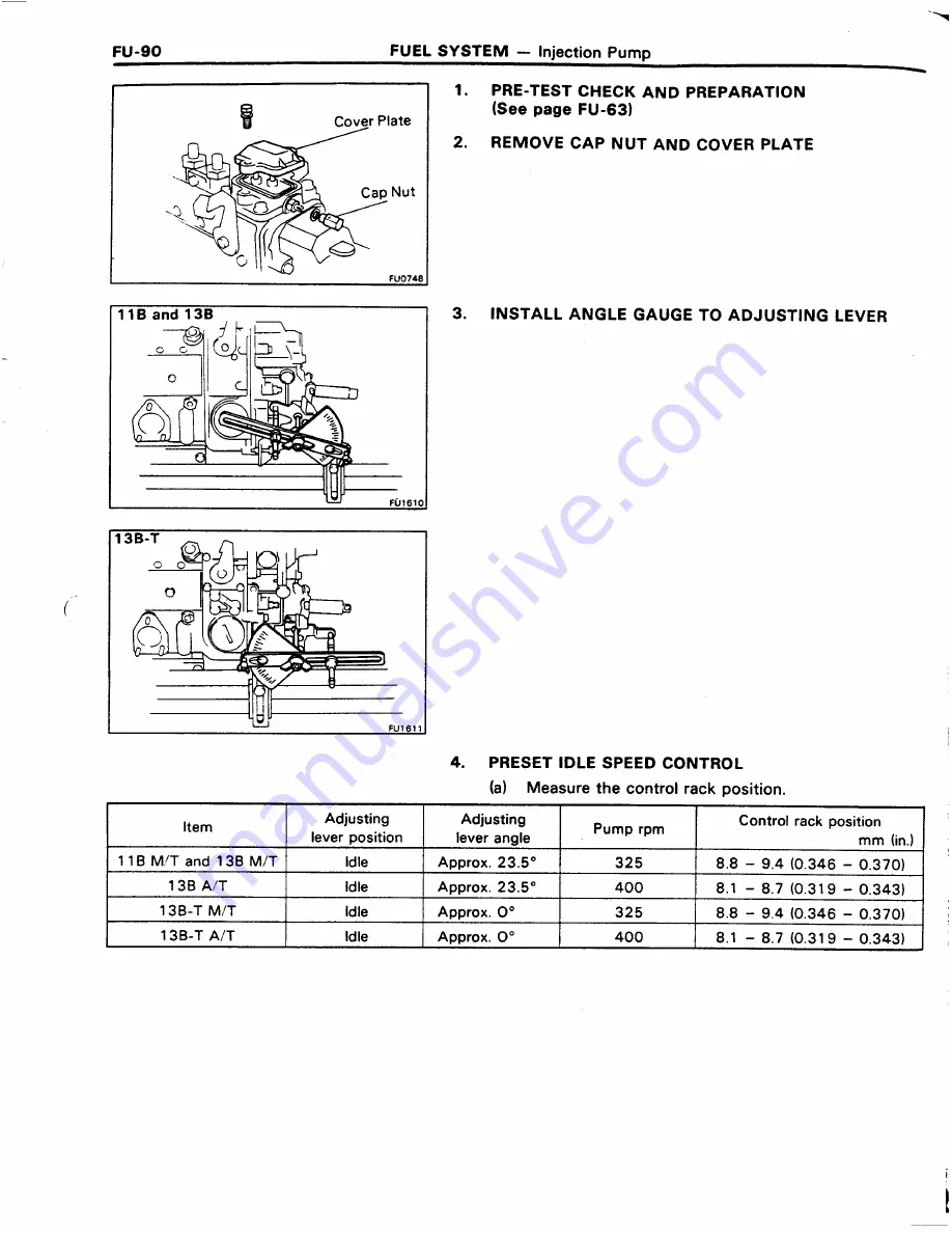 Toyota 11B Repair Manual Download Page 203