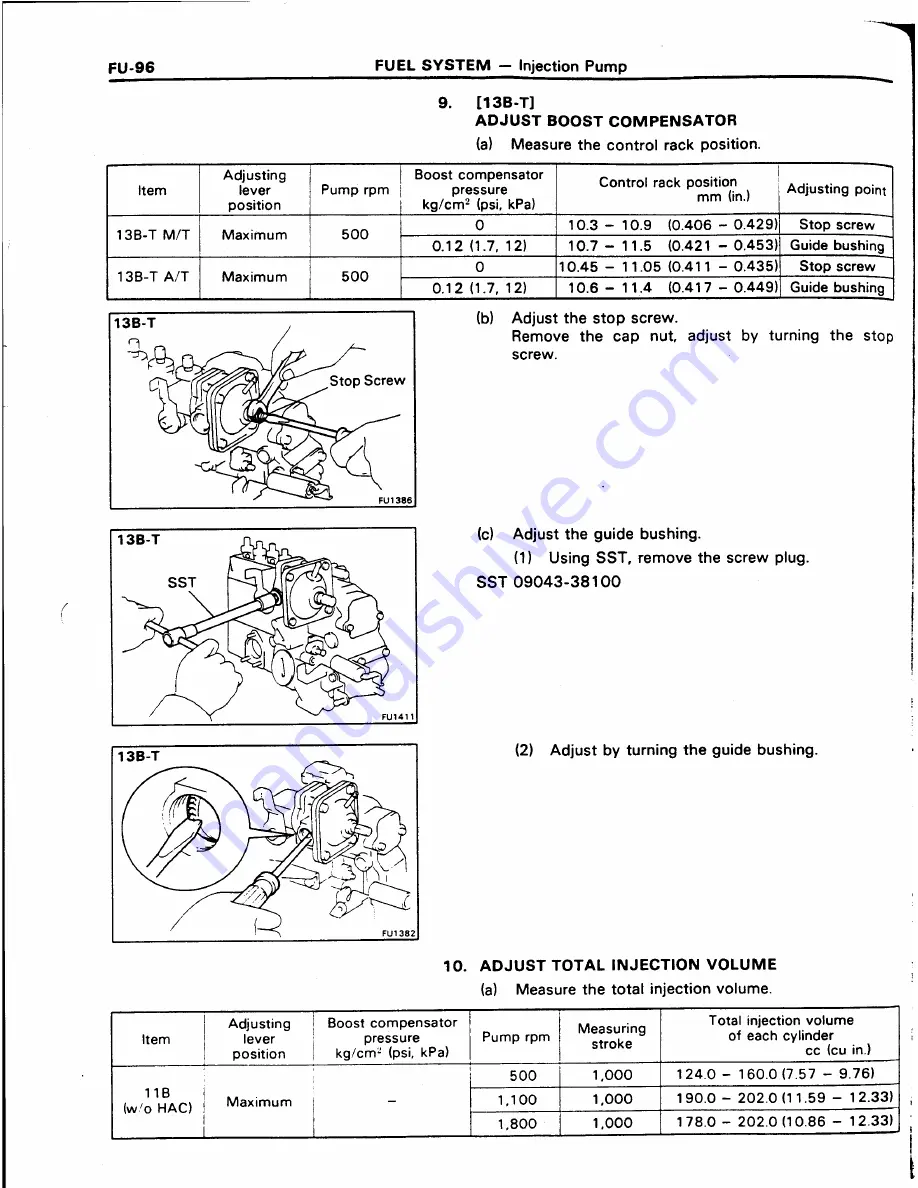 Toyota 11B Repair Manual Download Page 209