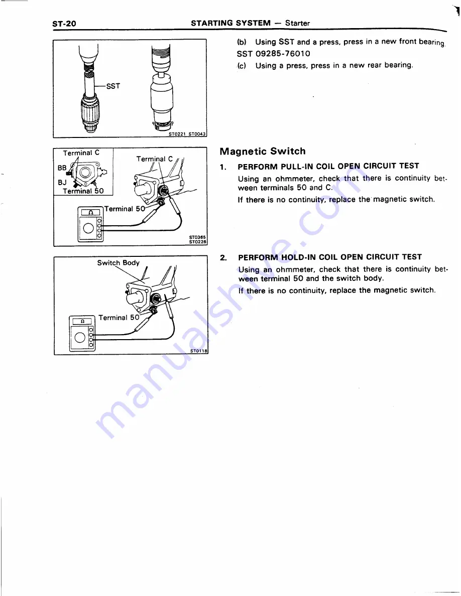 Toyota 11B Repair Manual Download Page 268