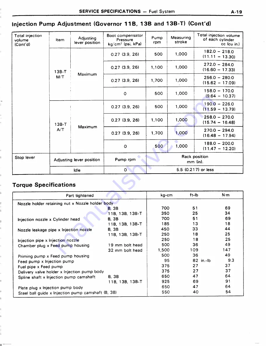 Toyota 11B Repair Manual Download Page 323